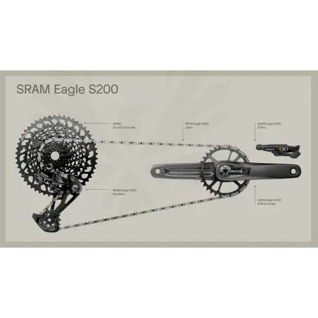 SRAM S200 EAGLE 12v 126 eslabones