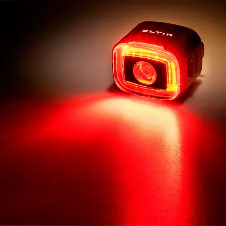 Luz delantera bicicleta Lite 200 Lúmenes con luz roja
